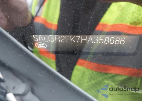 2017 Land Rover Range Rover 3.0L V6 Turbocharged Diesel Td6 из США, поврежденный, VIN SALGR2FK7HA358686